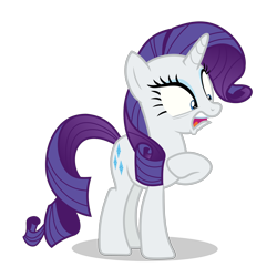 Size: 5000x5000 | Tagged: safe, artist:gypsykumquat, rarity, pony, unicorn, g4, .svg available, absurd resolution, female, hoof on chest, inkscape, show accurate, simple background, solo, surprised, transparent background, vector