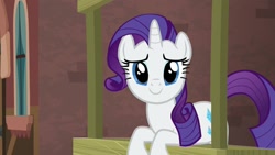 Size: 1920x1080 | Tagged: safe, screencap, rarity, pony, unicorn, g4, made in manehattan, season 5, 1080p, cute, female, happy, looking at you, mare, raribetes, smiling, solo