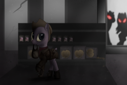 Size: 1746x1165 | Tagged: safe, artist:opal2023, oc, ghoul, pony, undead, fallout equestria, raiders, slice of life