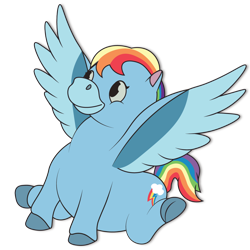 Size: 1200x1200 | Tagged: safe, artist:prixy05, rainbow dash, pegasus, pony, g4, disney style, fantasia, simple background, solo, transparent background, vector