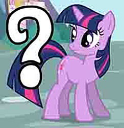 Size: 1000x1030 | Tagged: safe, twilight sparkle, pony, unicorn, g4, meme, needs more jpeg, question mark, reaction image, unicorn twilight