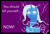 Size: 1272x874 | Tagged: safe, artist:felfox, trixie, pony, unicorn, g4, cape, clothes, ear piercing, earring, female, glowing, glowing eyes, jewelry, kill yourself, lowtiergod, mare, meme, piercing, ponified meme, solo, text, trixie's cape