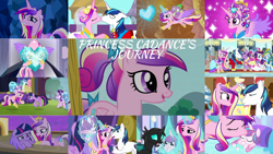 Size: 1280x720 | Tagged: safe, editor:quoterific, pinkie pie, princess cadance, princess flurry heart, rainbow dash, rarity, shining armor, spike, starlight glimmer, thorax, trixie, twilight sparkle, alicorn, pony, a canterlot wedding, a flurry of emotions, g4, games ponies play, magical mystery cure, once upon a zeppelin, road to friendship, the beginning of the end, the crystal empire, the crystalling, the one where pinkie pie knows, the times they are a changeling, twilight sparkle (alicorn)