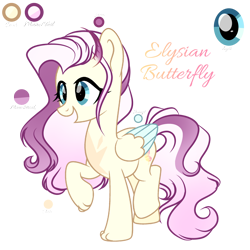 Size: 2048x2048 | Tagged: safe, artist:harmonyvitality-yt, oc, oc only, hybrid, pegasus, pony, colored wings, eyelashes, female, high res, hybrid oc, interspecies offspring, mare, offspring, parent:discord, parent:fluttershy, parents:discoshy, paws, simple background, smiling, solo, transparent background, two toned wings, wings
