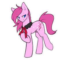 Size: 1200x1000 | Tagged: safe, artist:sinclair2013, oc, oc only, oc:cherry blossom, earth pony, pony, ascot, earth pony oc, looking at you, male, nudity, sheath, simple background, solo, stallion, transparent background