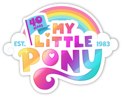 Size: 1507x1197 | Tagged: safe, g5, official, 40th anniversary, my little pony logo, no pony, pony history, simple background, transparent background