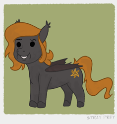 Size: 520x550 | Tagged: safe, artist:stray prey, oc, oc only, oc:flare, bat pony, pony, bat pony oc, solo