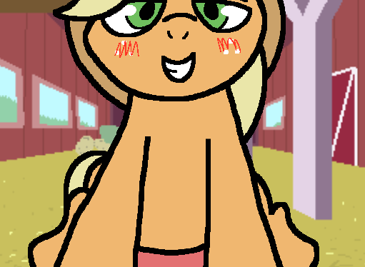 Questionable Artist Pokehidden Edit Applejack Oc Oc Big Brian Earth Pony Pony