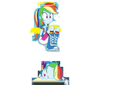 Size: 375x260 | Tagged: safe, artist:movieliker236, edit, edited screencap, screencap, rainbow dash, angel, human, equestria girls, g4, my little pony equestria girls: friendship games, my little pony equestria girls: rainbow rocks, 1000 hours in ms paint, angelic wings, bad cropping, female, floating, implied death, simple background, solo, white background, wings