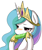 Size: 874x1029 | Tagged: safe, alternate version, artist:maren, princess celestia, alicorn, pony, g4, 2013, blushing, bust, corn, drool, eating, female, food, herbivore, holding, mare, old art, simple background, smiling, solo, white background