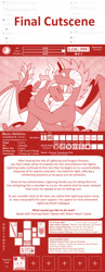 Size: 1000x2583 | Tagged: safe, artist:vavacung, oc, oc:nobilis, oc:proto queen, dragon, hydra, comic:the adventure logs of young queen, female, hug, male, multiple heads