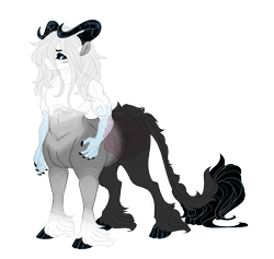 Size: 3800x3600 | Tagged: safe, artist:gigason, oc, oc only, oc:hailstone, centaur, hybrid, taur, high res, interspecies offspring, offspring, parent:lord tirek, parent:rarity, parents:rarirek, simple background, solo, transparent background