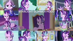 Size: 1950x1098 | Tagged: safe, edit, edited screencap, editor:quoterific, screencap, starlight glimmer, twilight sparkle, alicorn, a horse shoe-in, a matter of principals, a royal problem, all bottled up, equestria girls, every little thing she does, g4, marks for effort, mirror magic, no second prances, road to friendship, student counsel, the crystalling, the parent map, uncommon bond, spoiler:eqg specials, :i, annoyed, ballerina, book, bracelet, eating, floppy ears, frown, gee i don't know, gritted teeth, hood, i mean i see, irritated, jewelry, magic, mood, open mouth, school of friendship, scroll, starlight glimmer is not amused, starlight's bracelet, starlight's office, teeth, telekinesis, trixie's wagon, tutu, twilarina, twilight sparkle (alicorn), twilight's castle, unamused, wagon