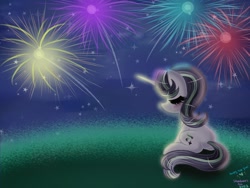 Size: 2000x1500 | Tagged: safe, artist:shadowiesart, starlight glimmer, pony, unicorn, g4, female, fireworks, solo