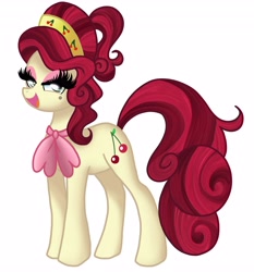 Size: 3810x4096 | Tagged: safe, artist:shadowiesart, cherry jubilee, earth pony, pony, g4, female, simple background, solo, white background