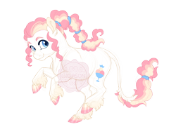 Size: 3412x2600 | Tagged: safe, artist:gigason, oc, oc only, oc:stellar sorbet, earth pony, pony, female, high res, mare, offspring, parent:pinkie pie, parent:prince blueblood, parents:bluepie, simple background, solo, transparent background