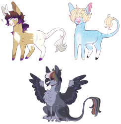 Size: 3500x3592 | Tagged: safe, artist:sleepy-nova, oc, oc only, earth pony, pegasus, pony, unicorn, chibi, high res, male, simple background, stallion, transparent background