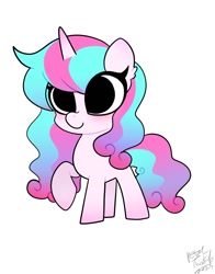 Size: 1074x1368 | Tagged: safe, artist:petaltwinkle, oc, oc only, pony, unicorn, horn, simple background, solo, unicorn oc, white background