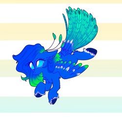 Size: 1296x1275 | Tagged: safe, artist:ponysforyou, oc, pegasus, pony, flying, pegasus oc, solo, unshorn fetlocks