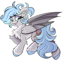Size: 1550x1500 | Tagged: safe, artist:starcasteclipse, oc, oc only, bat pony, pegasus, pony, chest fluff, ear fluff, female, four wings, mare, multiple wings, simple background, solo, transparent background, wings