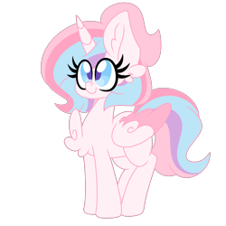 Size: 3000x3000 | Tagged: safe, artist:ladylullabystar, oc, oc only, oc:lullaby star, alicorn, pony, alicorn oc, female, high res, horn, mare, simple background, solo, transparent background, wings