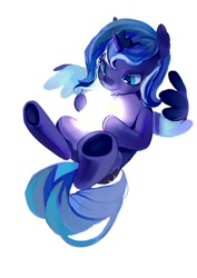 Size: 1075x1517 | Tagged: safe, artist:shiqiuzhu, princess luna, alicorn, pony, g4, female, filly, foal, light, simple background, solo, white background, woona, younger
