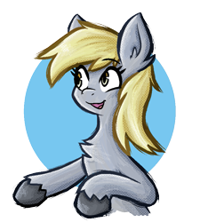 Size: 779x865 | Tagged: safe, artist:daze, derpy hooves, pegasus, pony, g4, chest fluff, female, mare, simple background, smiling, solo, transparent background