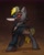 Size: 1755x2197 | Tagged: safe, artist:amishy, oc, oc only, pony, unicorn, 3d glasses, bag, clothes, hoodie, horn, knife, male, mouth hold, saddle bag, solo, stallion, unicorn oc