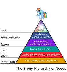 Size: 1000x1075 | Tagged: safe, artist:ferdrimmler, rainbow dash, pegasus, pony, g4, brony, maslow's hierarchy of needs, meme, simple background, solo, stock vector, transparent background, vector