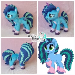 Size: 2048x2048 | Tagged: safe, artist:wollyshop, misty brightdawn, pony, unicorn, g5, freckles, high res, irl, photo, plushie