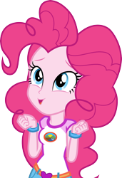 Size: 3000x4388 | Tagged: safe, artist:cloudy glow, pinkie pie, human, equestria girls, g4, my little pony equestria girls: legend of everfree, .ai available, kissing, kissy face, simple background, solo, transparent background, vector