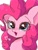 Size: 768x1024 | Tagged: safe, artist:namaenonaipony, pinkie pie, earth pony, pony, g4, cute, diapinkes, female, mare, open mouth, solo