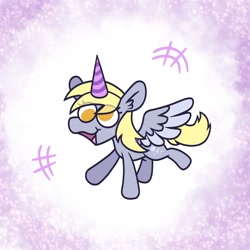 Size: 2048x2048 | Tagged: safe, artist:ponyvibe, derpy hooves, pegasus, pony, g4, female, hat, high res, party hat, solo