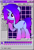 Size: 2751x4000 | Tagged: safe, artist:blacksmile, artist:equestrian_pony, oc, oc only, oc:gradient, pony, unicorn, gradient, gradient hooves, gradient mane, gradient tail, microsoft, microsoft windows, ms paint, neon, retrowave, solo, tail, webcore, windows 98