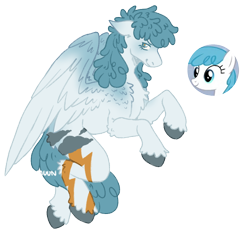 Size: 1000x1000 | Tagged: safe, artist:kazmuun, lightning bolt, white lightning, pegasus, pony, g4, chest fluff, female, mare, name, redesign, signature, simple background, smiling, solo, transparent background, unshorn fetlocks