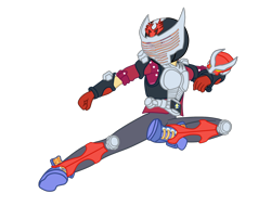 Size: 2300x1745 | Tagged: safe, artist:gmaplay, flash sentry, human, equestria girls, g4, clothes, kamen rider, kamen rider ryuki, kick, male, ponied up, reference, school uniform, simple background, solo, spanish description, transparent background