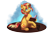 Size: 3000x2000 | Tagged: safe, artist:jazzwolfblaze, sunset shimmer, pony, unicorn, equestria girls, g4, book, eyebrows, eyelashes, female, fluffy, green eyes, high res, horn, looking at you, no pupils, nostrils, simple background, sitting, snout, solo, tail, transparent background, two toned hair, two toned tail, unicorn horn