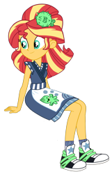 Size: 1900x2951 | Tagged: safe, artist:gmaplay, sunset shimmer, human, equestria girls, g4, alternate hairstyle, food, simple background, solo, sunset sushi, sushi, transparent background