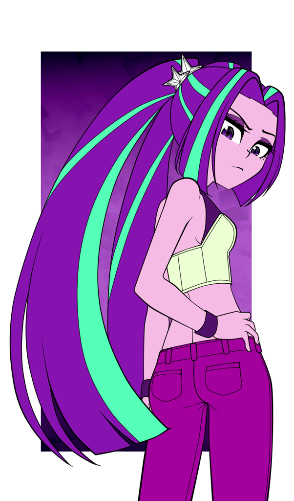 Safe Artist Nekojackun Aria Blaze Human Equestria Girls