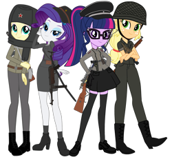Size: 2903x2651 | Tagged: safe, artist:edy_january, edit, vector edit, applejack, fluttershy, rarity, sci-twi, twilight sparkle, human, equestria girls, g4, base used, call of duty, call of duty zombies, clothes, edward richtofen, free to use, germany, glasses, gun, hat, helmet, high res, ija, impirial army, japanese, katana, link in description, m1 thompson, marine, marines, military, military uniform, miniskirt, mp 40, nikolai belinski, ppsh-41, red army, russia, simple background, skirt, socks, soldier, soldiers, soviet union, submachinegun, sword, takeo masaki, tank dempsey, thigh highs, thigh socks, tommy gun, transparent background, ultimis, uniform, united states, usmc, vector, vector used, weapon, wehrmacht, wunderwaffe.dg2