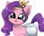 Size: 1254x1024 | Tagged: safe, artist:namaenonaipony, pipp petals, pegasus, pony, g5, :p, adorapipp, circlet, colored wings, crown, cute, eye clipping through hair, eyebrows, eyebrows visible through hair, female, folded wings, jewelry, looking at you, mare, regalia, simple background, smiling, smiling at you, solo, tongue out, white background, wings