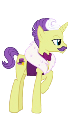 Size: 1142x1915 | Tagged: safe, edit, edited screencap, screencap, dandy grandeur, pony, unicorn, fluttershy leans in, g4, background removed, bowtie, clothes, facial hair, male, moustache, not a vector, solo, stallion