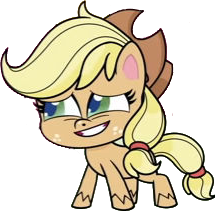 Size: 215x211 | Tagged: safe, edit, edited screencap, editor:pascalmulokozi2, screencap, applejack, earth pony, pony, all bottled up (pony life), g4, g4.5, my little pony: pony life, background removed, female, mare, not a vector, simple background, solo, transparent background