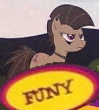 Size: 195x217 | Tagged: safe, artist:up1ter, octavia melody, earth pony, pony, g4, bootleg, ear piercing, engrish, female, fun lovely pony, mare, meme, misspelling, mohawk, piercing, punk, rocktavia, solo, wow! glimmer