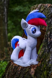 Size: 1440x2160 | Tagged: artist needed, safe, oc, oc only, oc:katyusha (mascot), pegasus, pony, comments locked down, irl, nation ponies, photo, russia, russian flag, solo