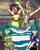 Size: 1642x2049 | Tagged: safe, artist:rdj1995, gloriosa daisy, juniper montage, vignette valencia, wallflower blush, human, equestria girls, g4, birthday, birthday cake, cake, equestria's plant girls, female, food, gloriette, group, lesbian, quartet, ship:juniblush, shipping