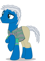 Size: 1054x1403 | Tagged: safe, artist:长风非乘风, oc, oc only, earth pony, pony, male, simple background, solo, white background