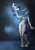 Size: 1640x2360 | Tagged: safe, artist:stirren, rarity, oc, oc:zipper zest, unicorn, anthro, g4, clothes, cosplay, costume, disembodied head, fursuit, horn, partially undressed, ponysuit, pose, unicorn oc