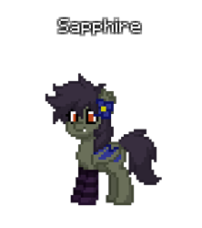 Size: 320x360 | Tagged: safe, oc, oc only, oc:sapphire(h1f), bat pony, pony, pony town, bat pony oc, clothes, simple background, socks, solo, striped socks, transparent background