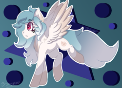 Size: 795x575 | Tagged: safe, artist:brybrychan, oc, oc only, pegasus, pony, abstract background, eyelashes, female, mare, pegasus oc, solo, wings